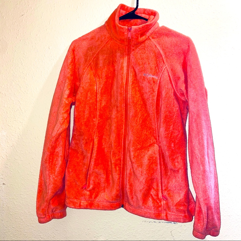 Columbia womens fleece coral pink size medium